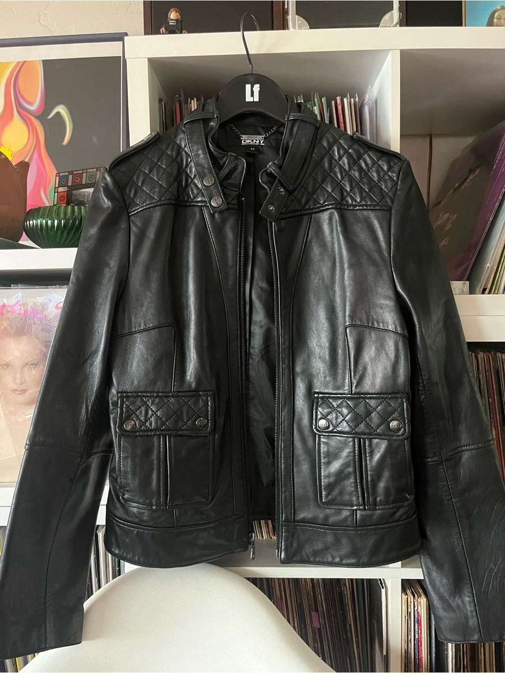 DKNY Real Leather Jacket